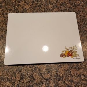 Vintage Corning Ware La Sauge Spice of Life Mushroom Cutting Board